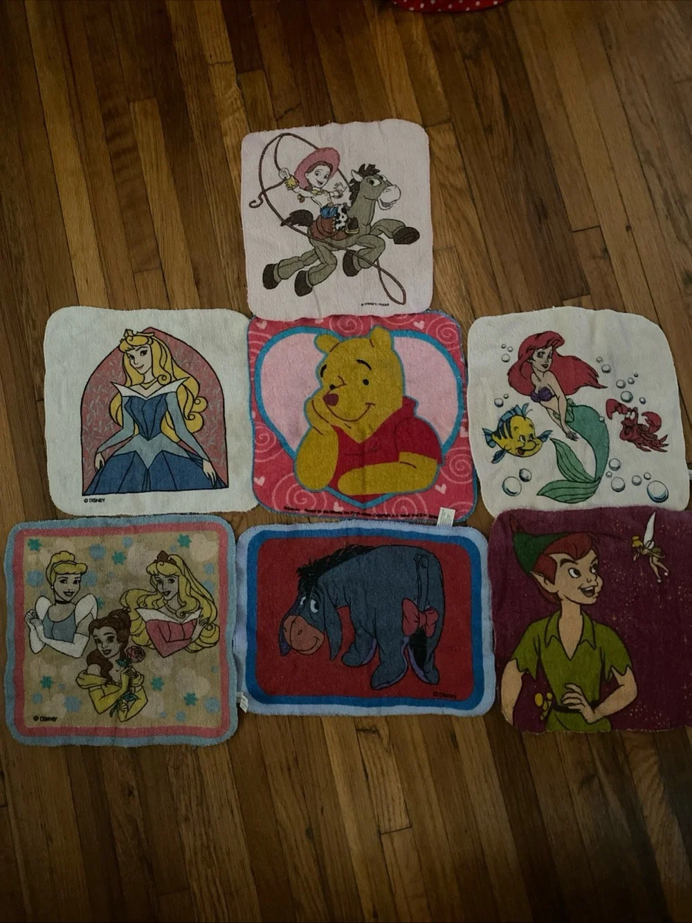 Vintage Disney Wash Cloths